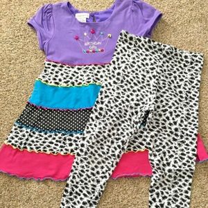 Birthday Girl- 2 pc.- NEW- Allison Ann- size 6X